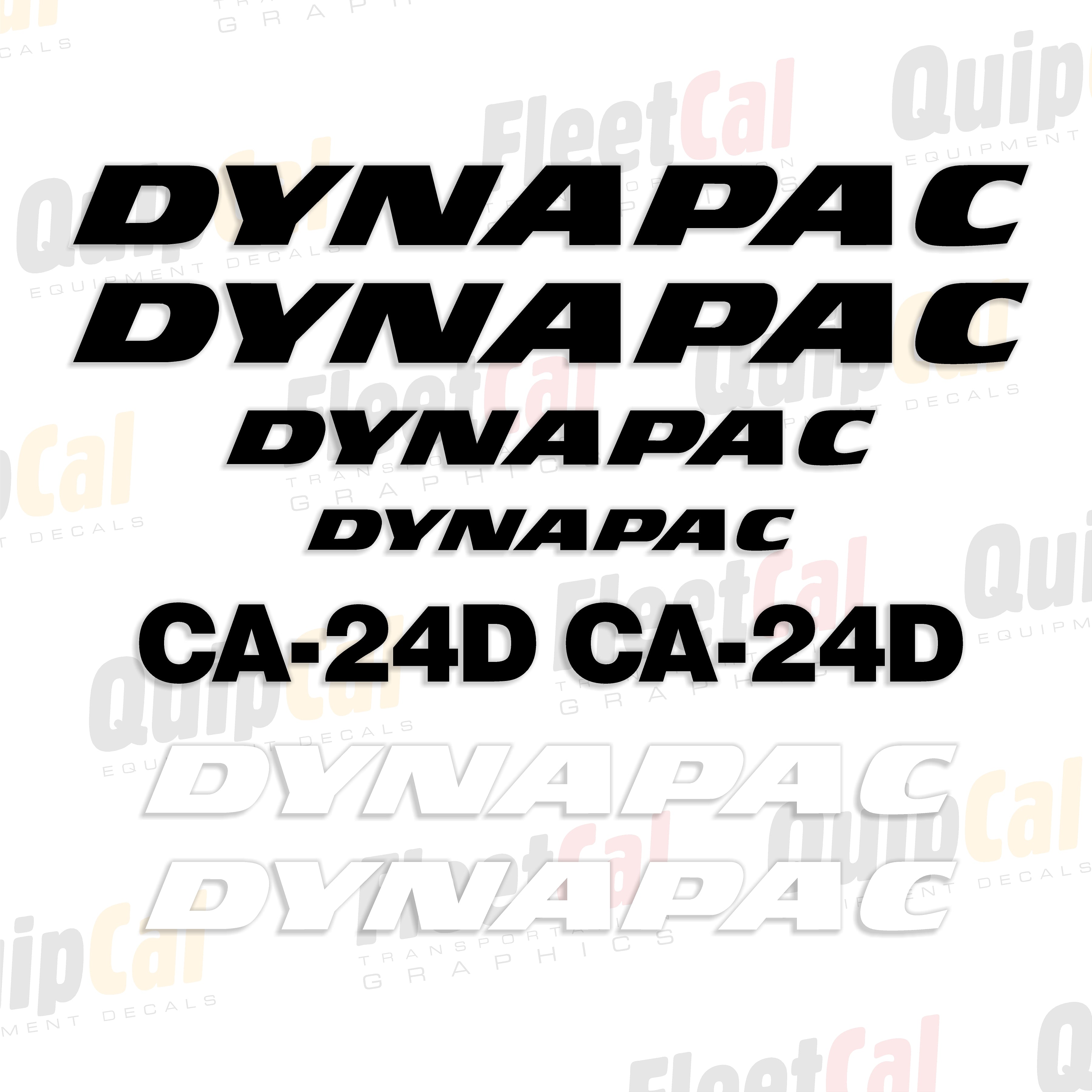 Dynapac Roller - Compactor Decals