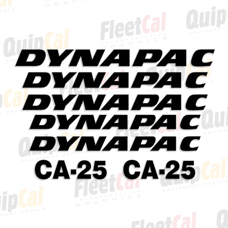 Dynapac Roller - Compactor Decals
