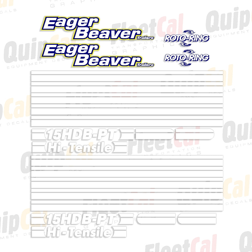 Eager Beaver Trailer Decals