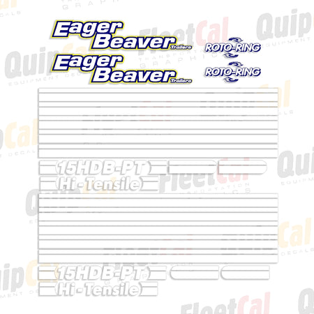Eager Beaver Trailer Decals