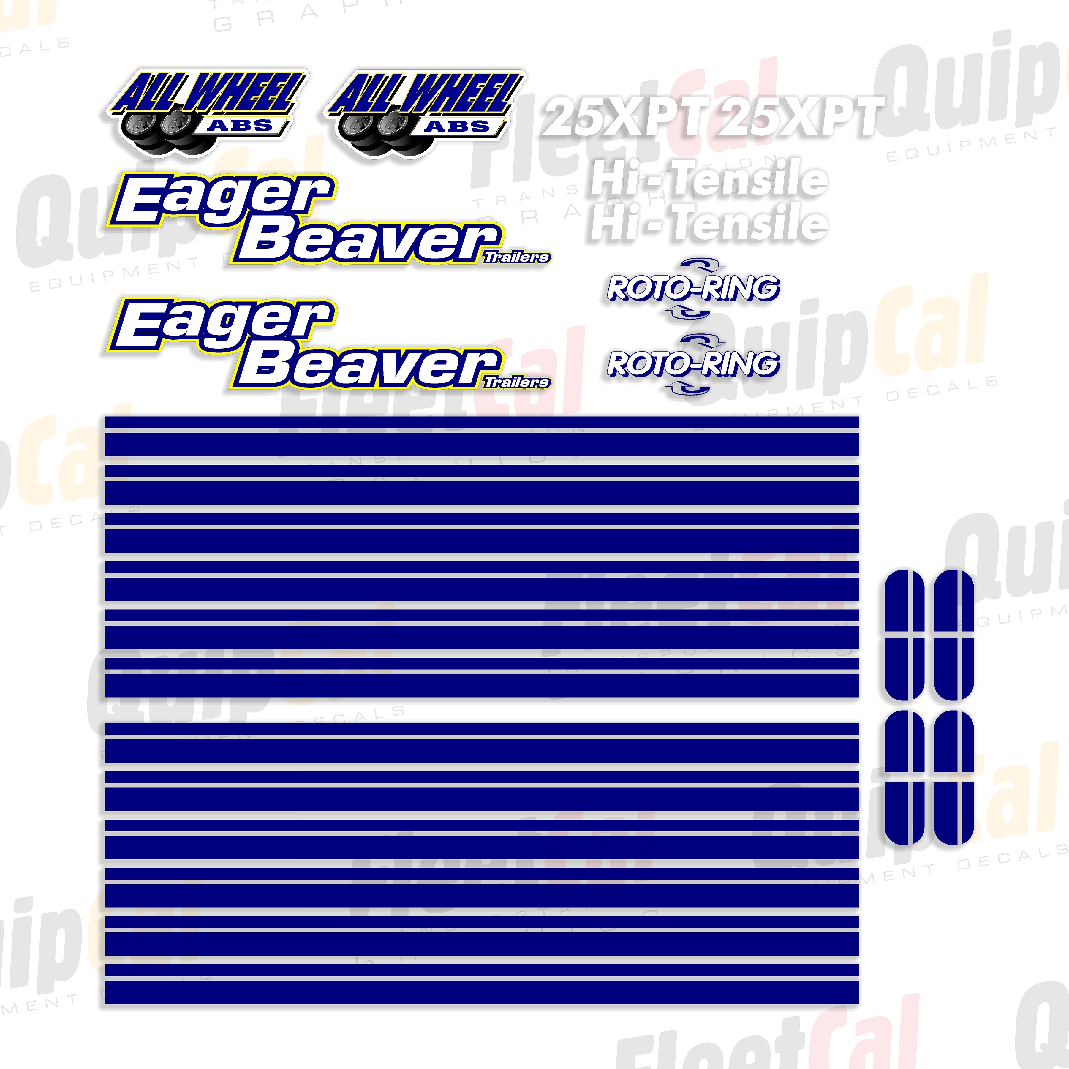 Eager Beaver Tag Trailer Decals