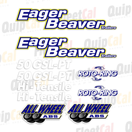Eager Beaver Trailer Decals
