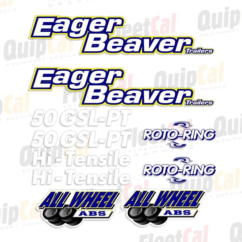 Eager Beaver Trailer Decals