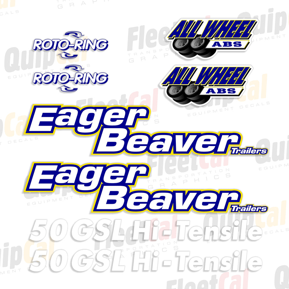 Eager Beaver Trailer Decals