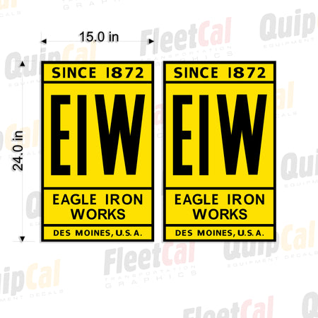 Eagle Iron Works Crusher Decals