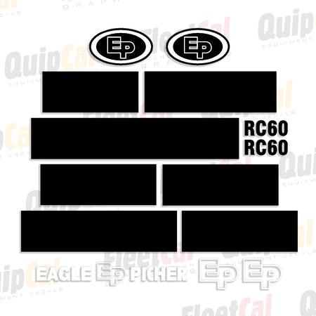 Eagle Picher Forklift Decals