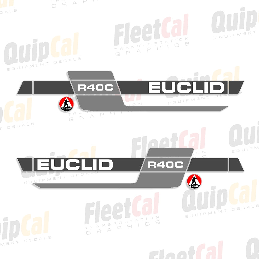 Euclid R-40C Quarry Truck Volvo Version Marking Decal Set – Truck and ...