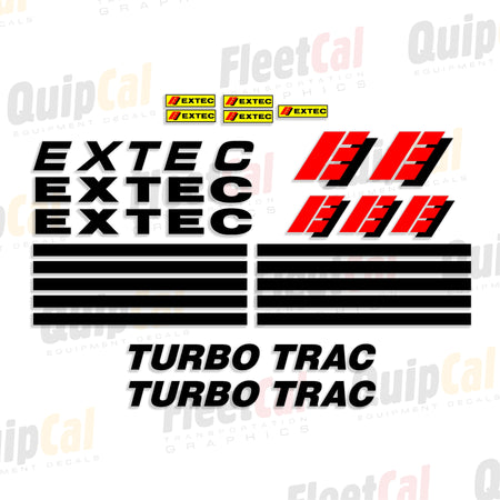 Extec Screens and Crushers Decals