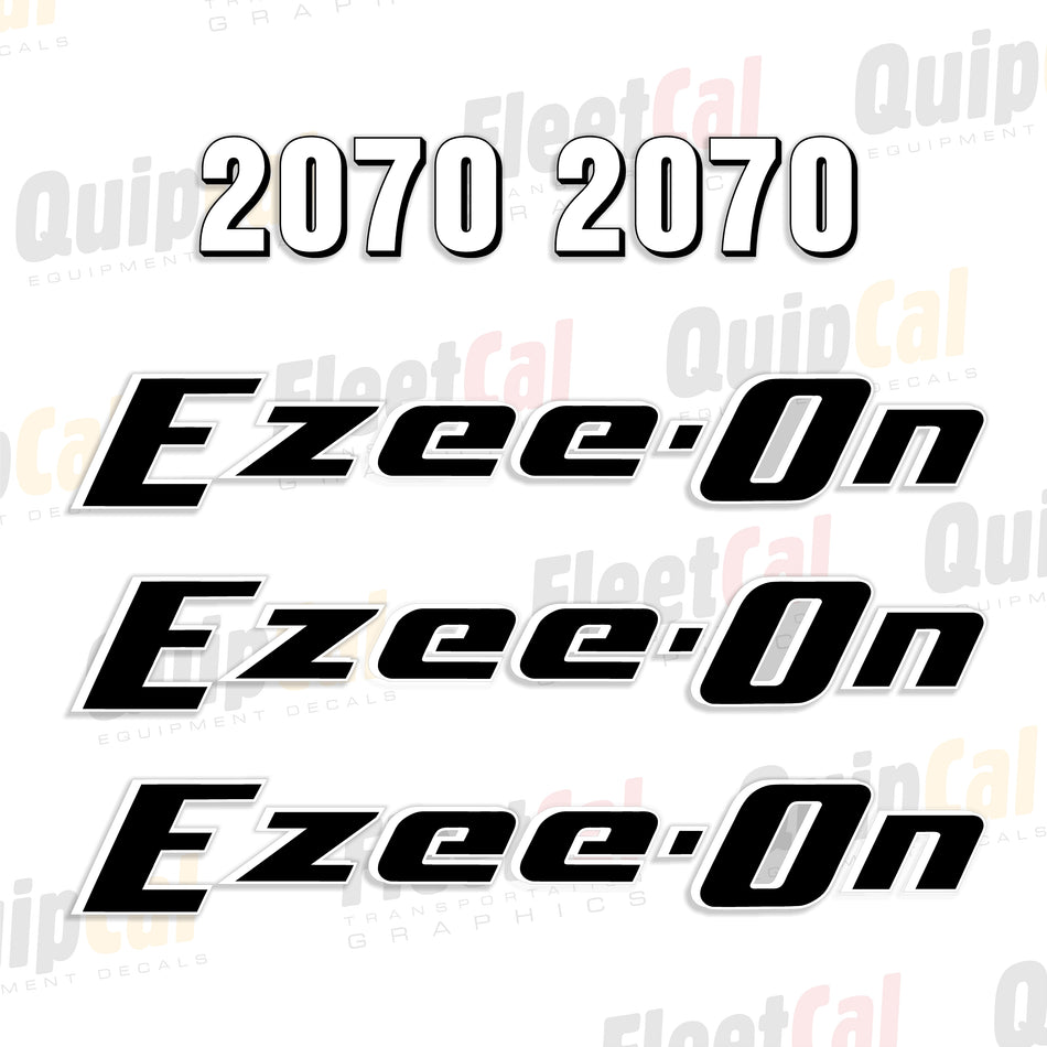Ezee-On 2070 Front Loader Decal Set