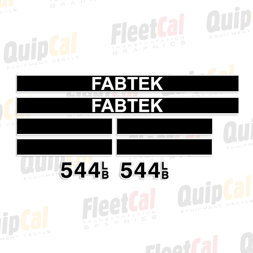 Fabtek 544LB Marking Decal Set
