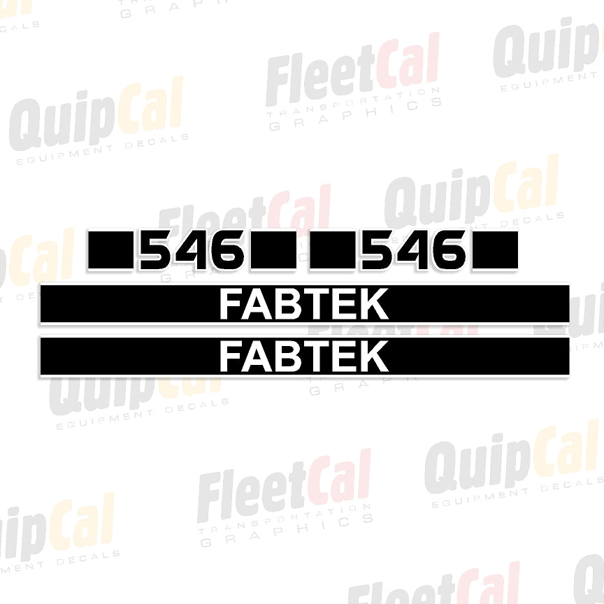 Fabtek 546 Marking Decal Set