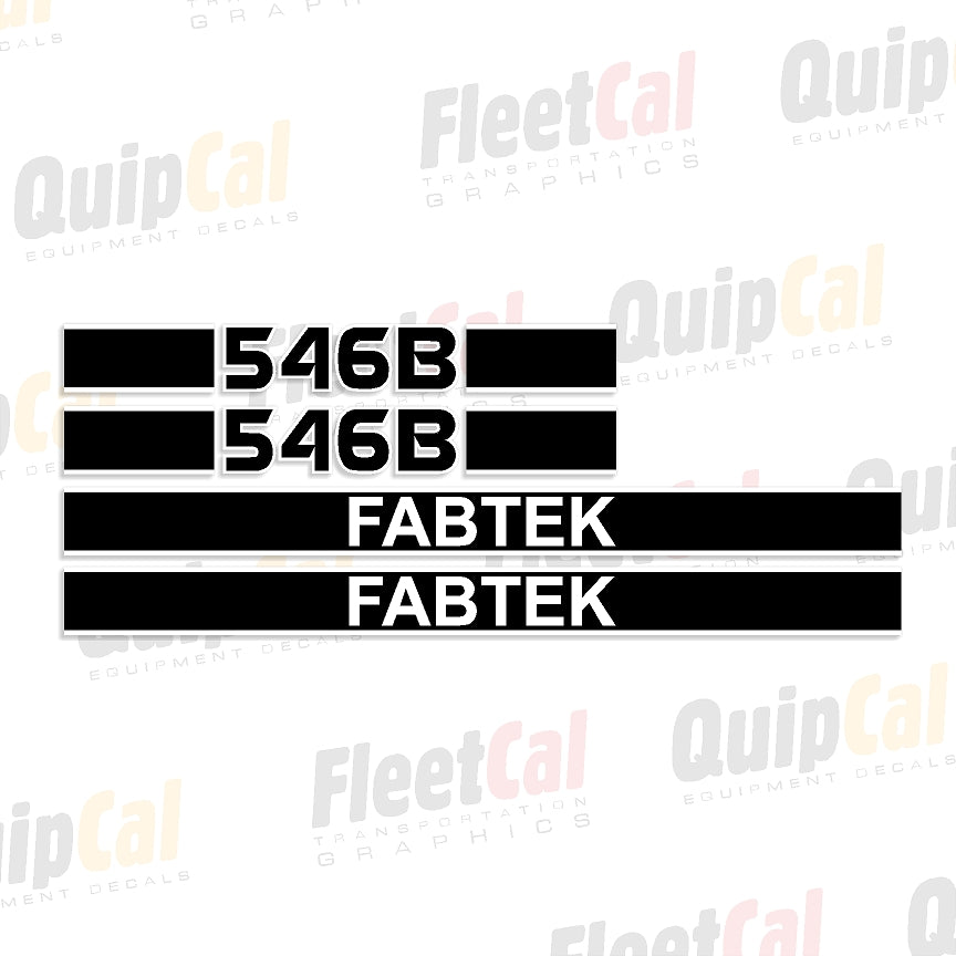 Fabtek 546B Marking Decal Set