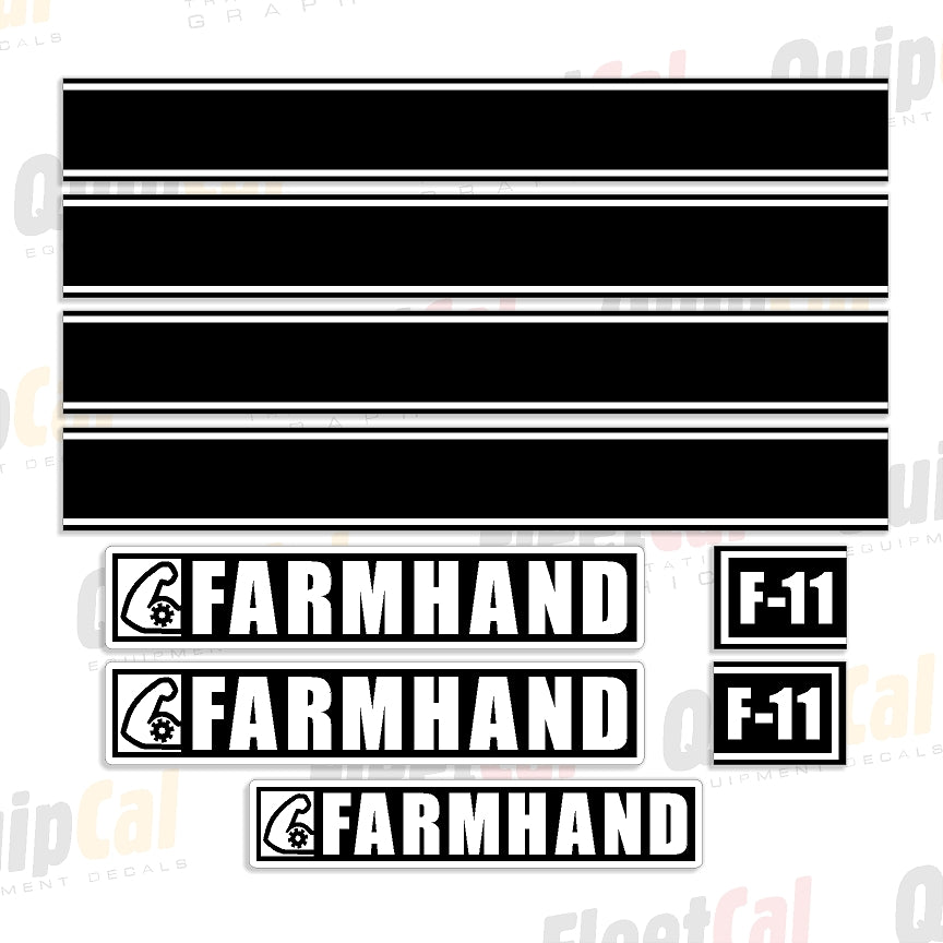 Farmhand F-15 Front Loader Marking Decal Set – Truck and Equipment Decals