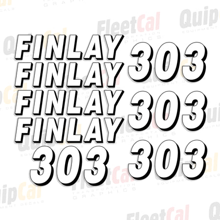Finlay Aggregate Equipment Decals