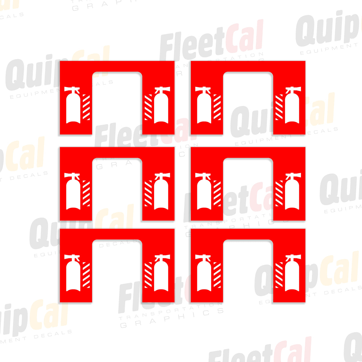 Fire Suppression Location Decals