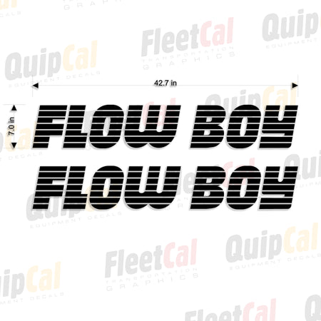 Flowboy Dump Trailer Decals