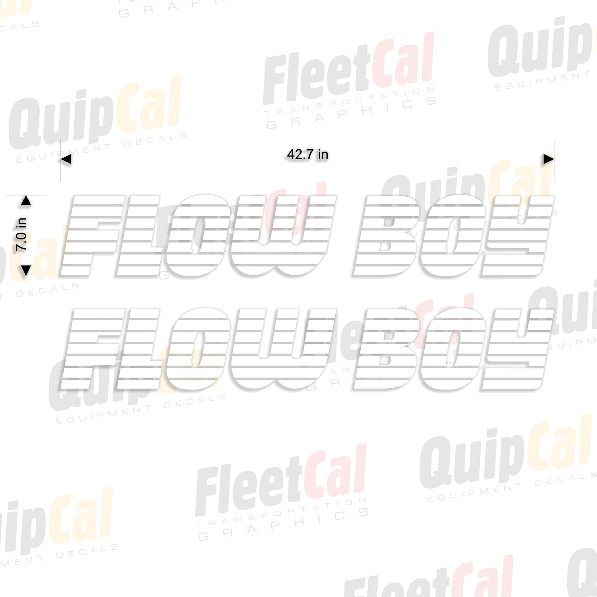 Flowboy Dump Trailer Decals