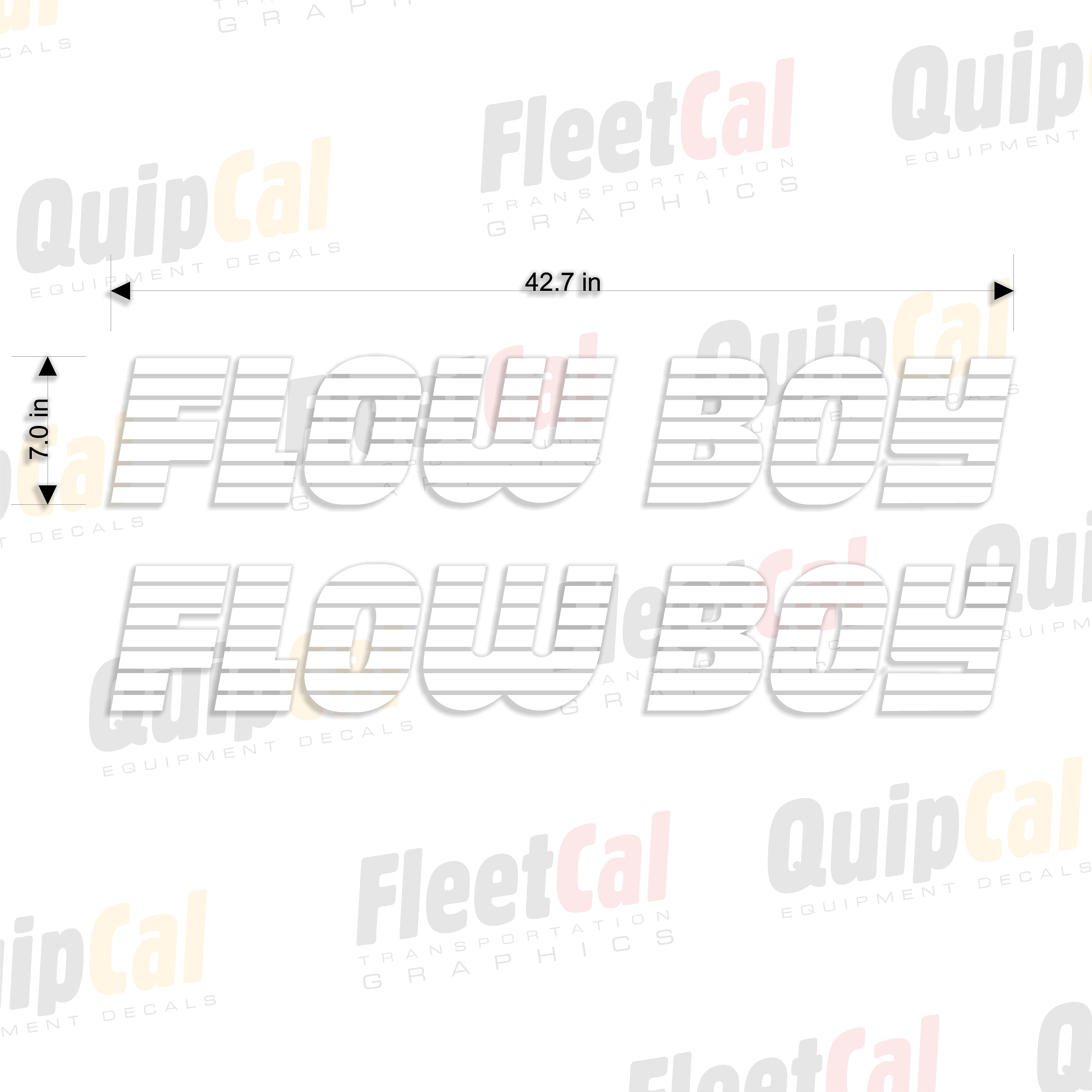 Flowboy Dump Trailer Decals
