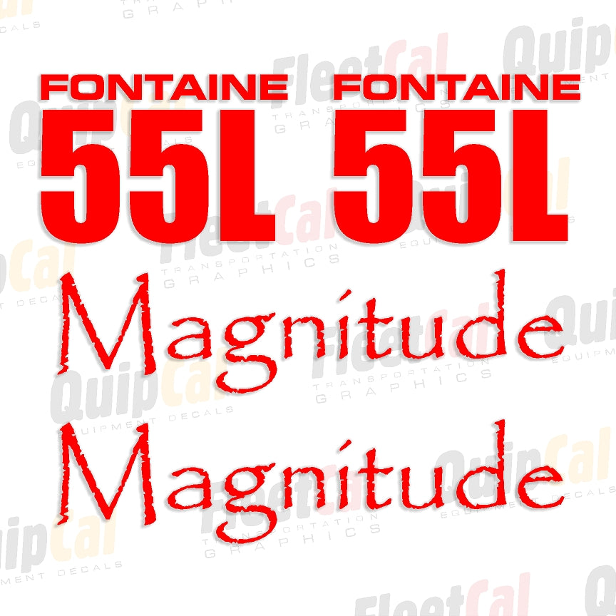 Fontaine Trailer Decals