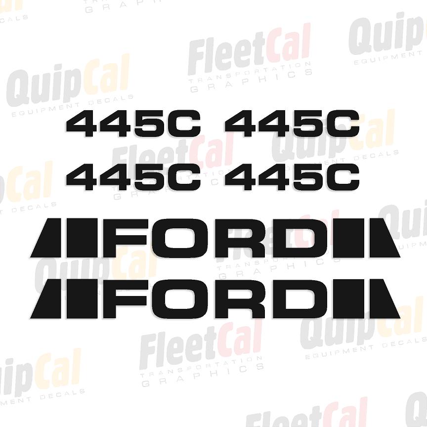 Ford 445C Marking Decal Set – Truck and Equipment Decals