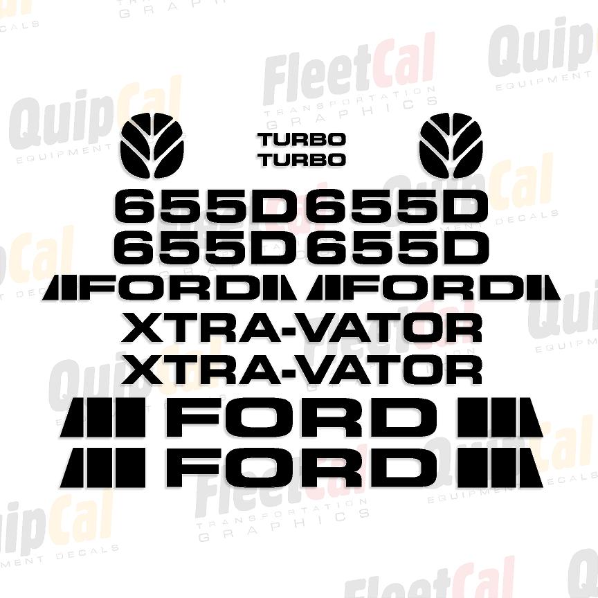 Ford 655D Marking Decal Set