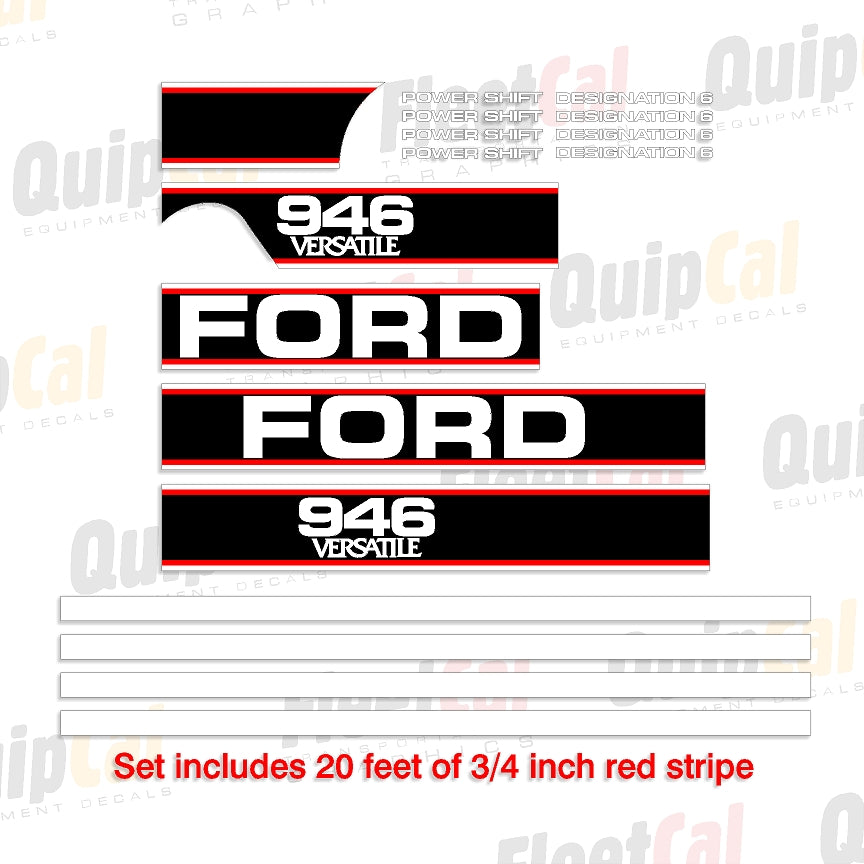 Ford Versatile 946 Marking Decal Set