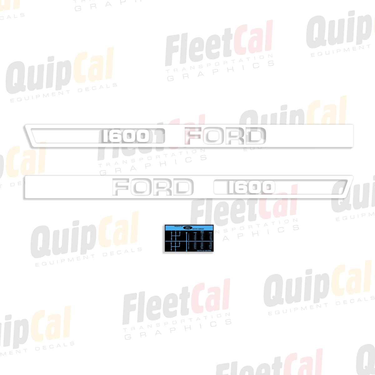 Ford Tractor Decals