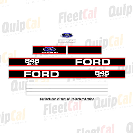 Ford Versatile Tractor Decals