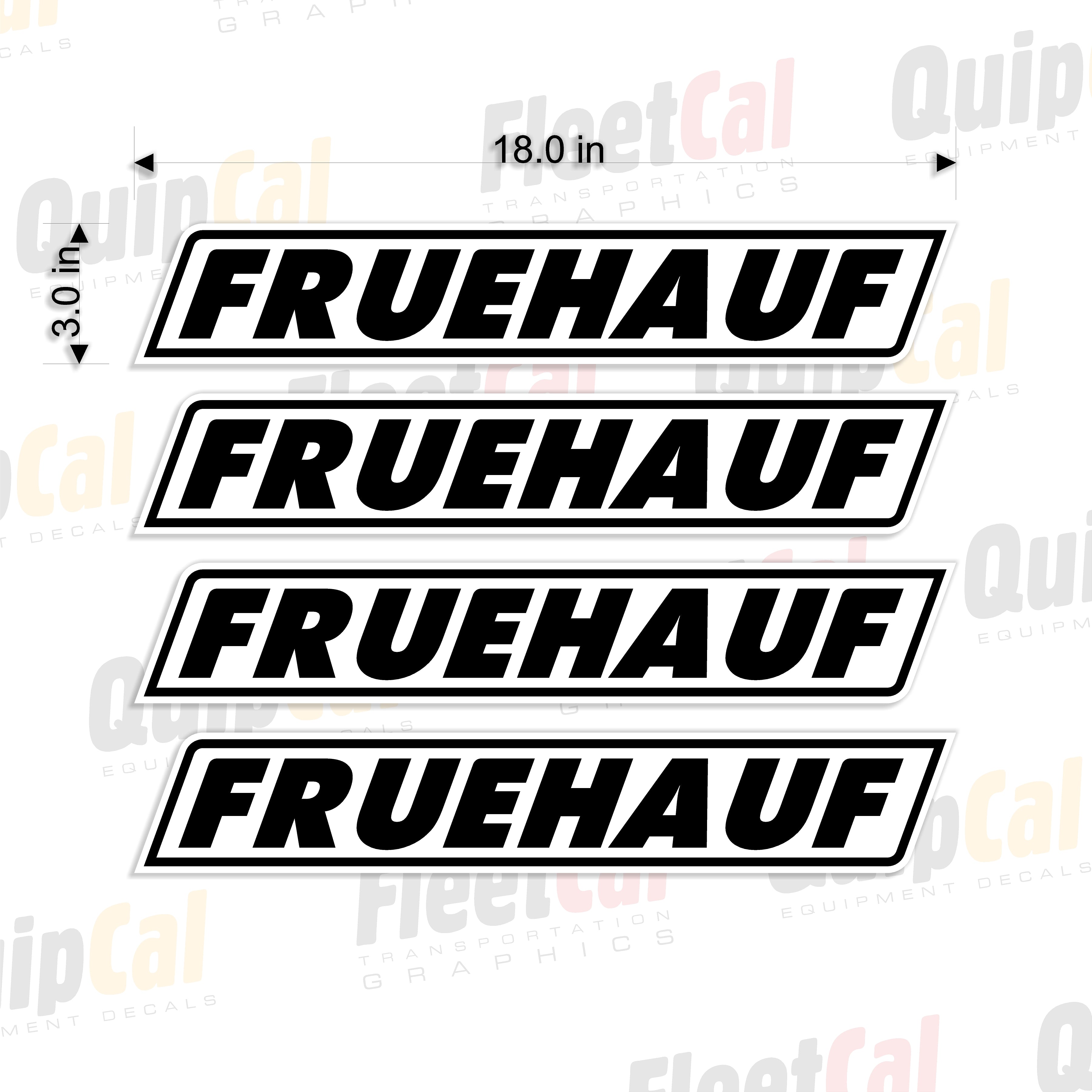 Freuhauf Trailer Decals