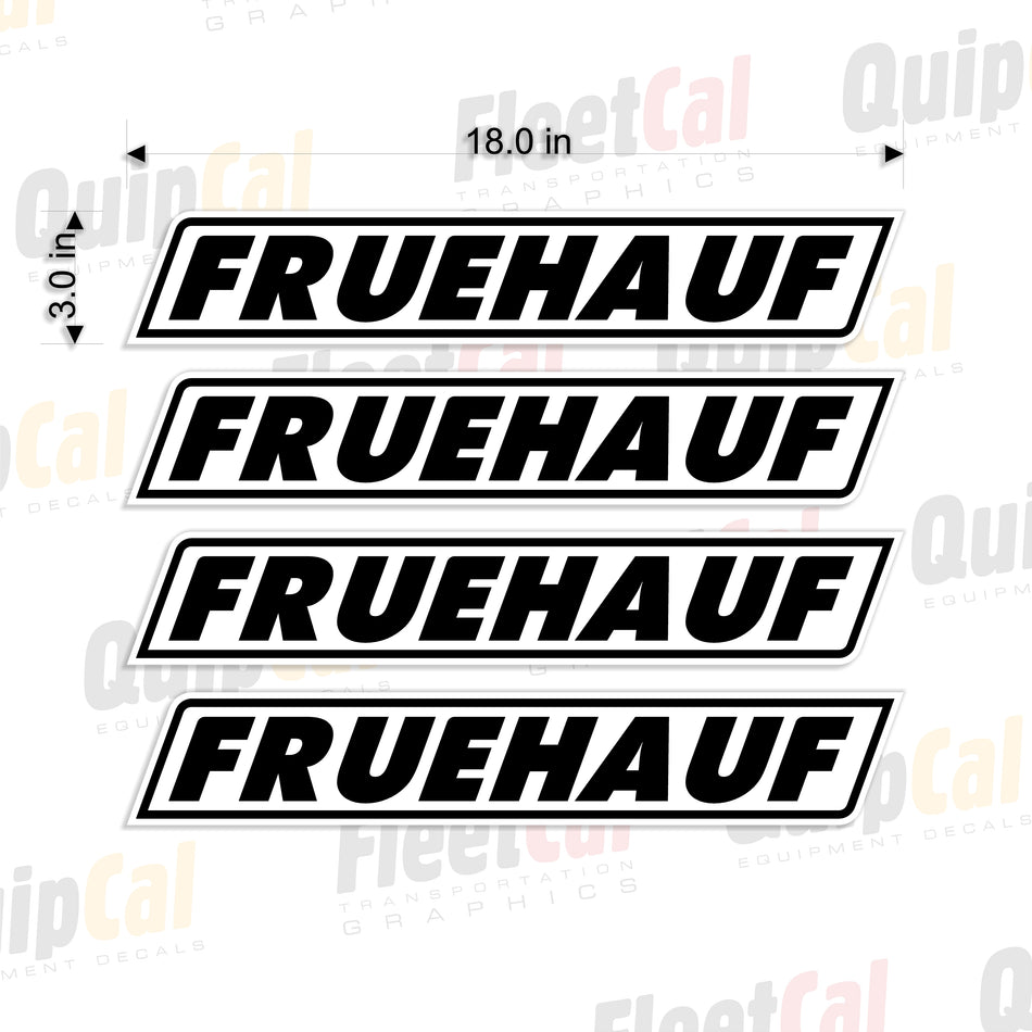 Freuhauf Trailer Decals