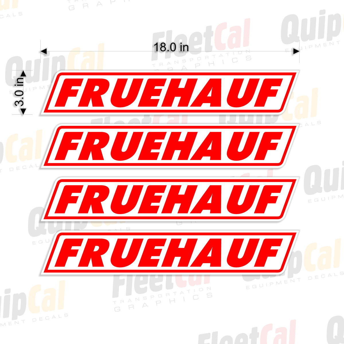 Freuhauf Trailer Decals