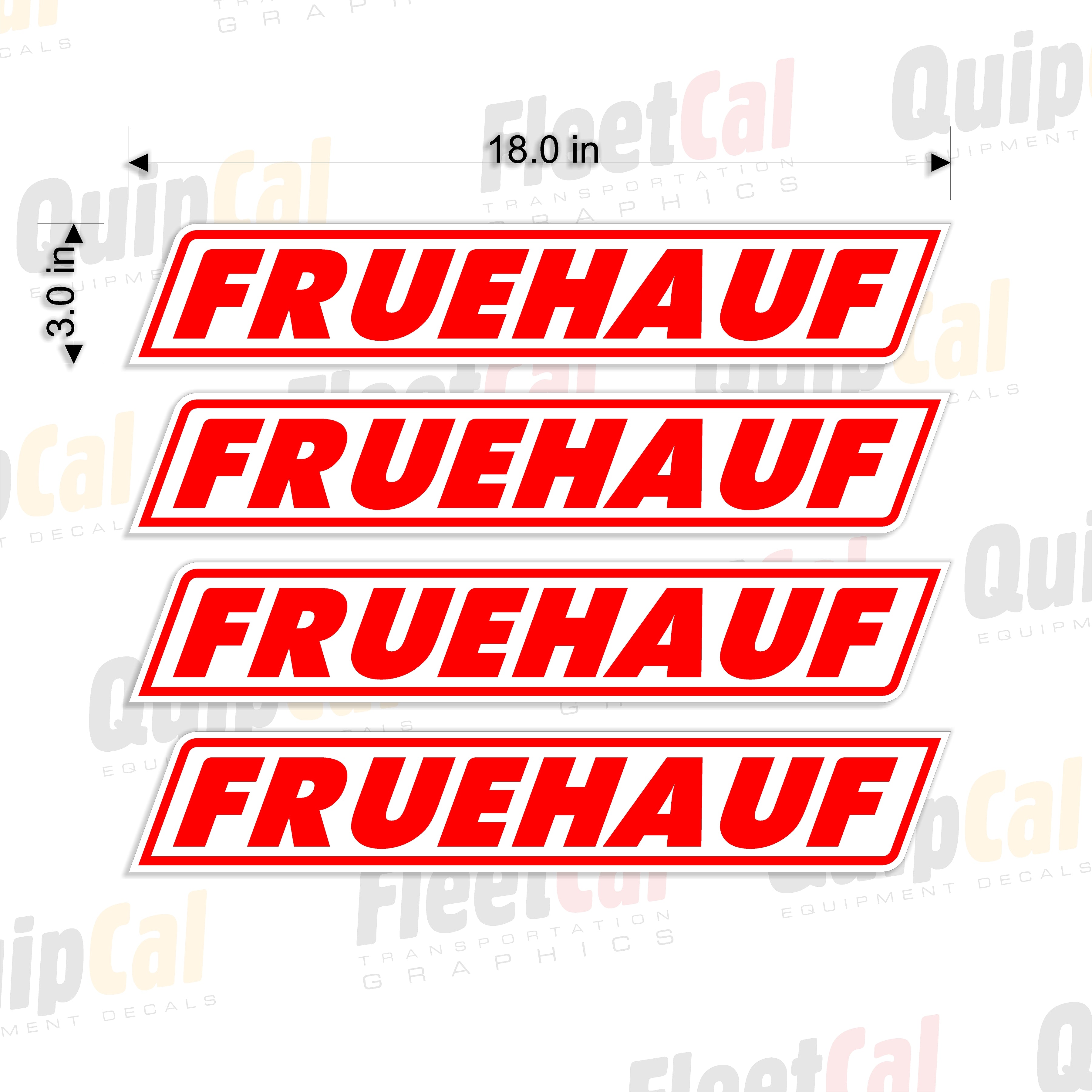 Freuhauf Trailer Decals