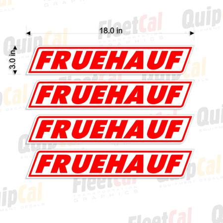 Freuhauf Trailer Decals