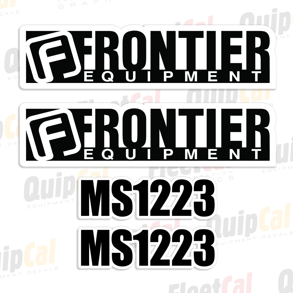 Frontier Equipment Decals