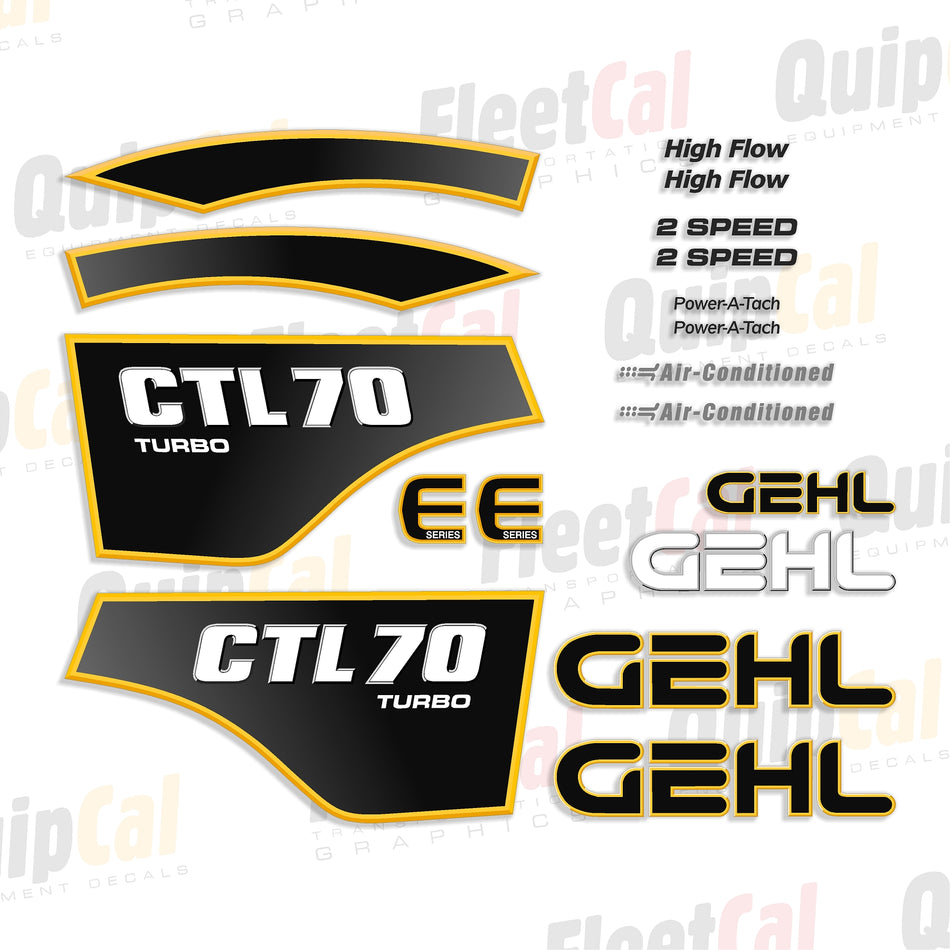 Gehl Compact Track Loader Decals