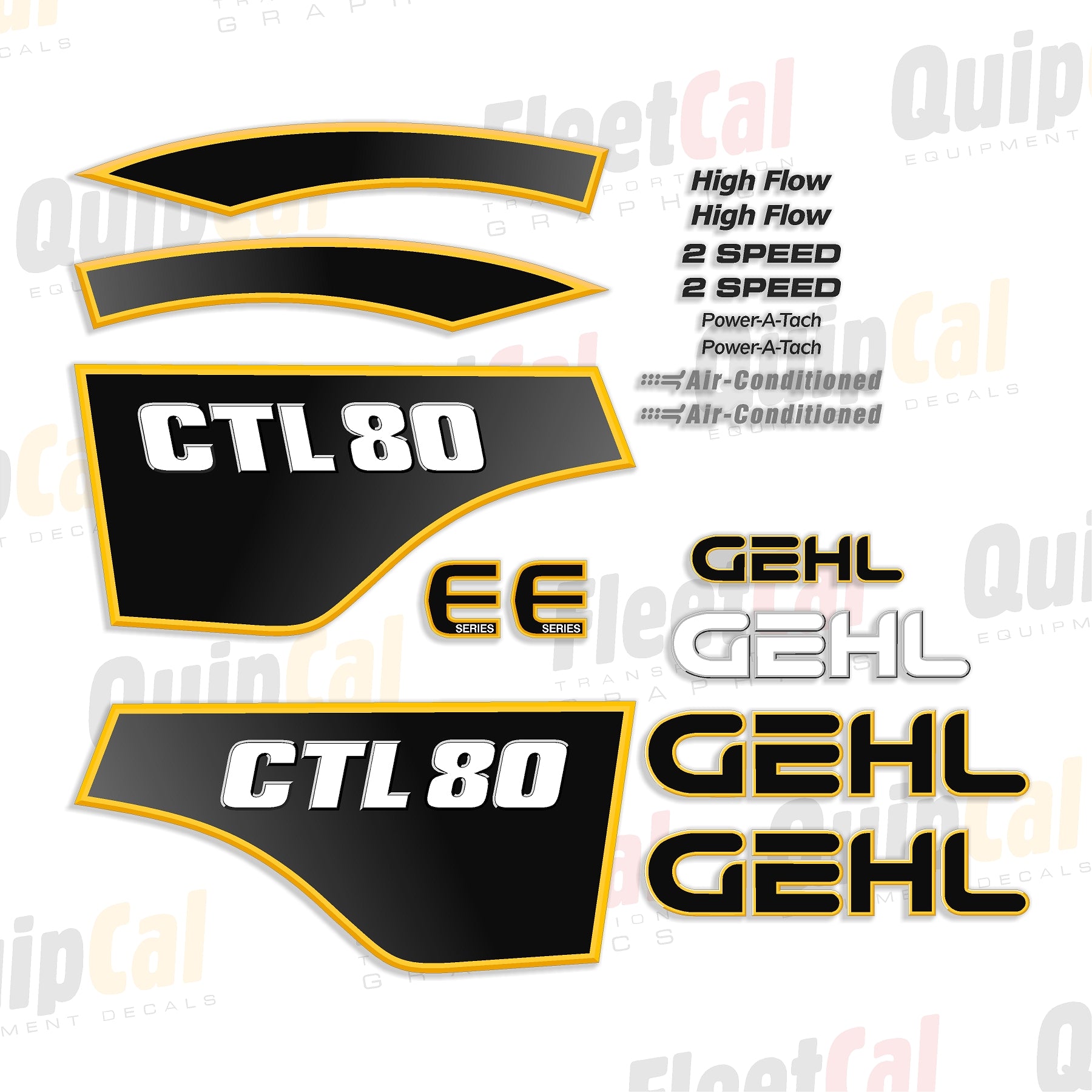 Gehl Compact Track Loader Decals