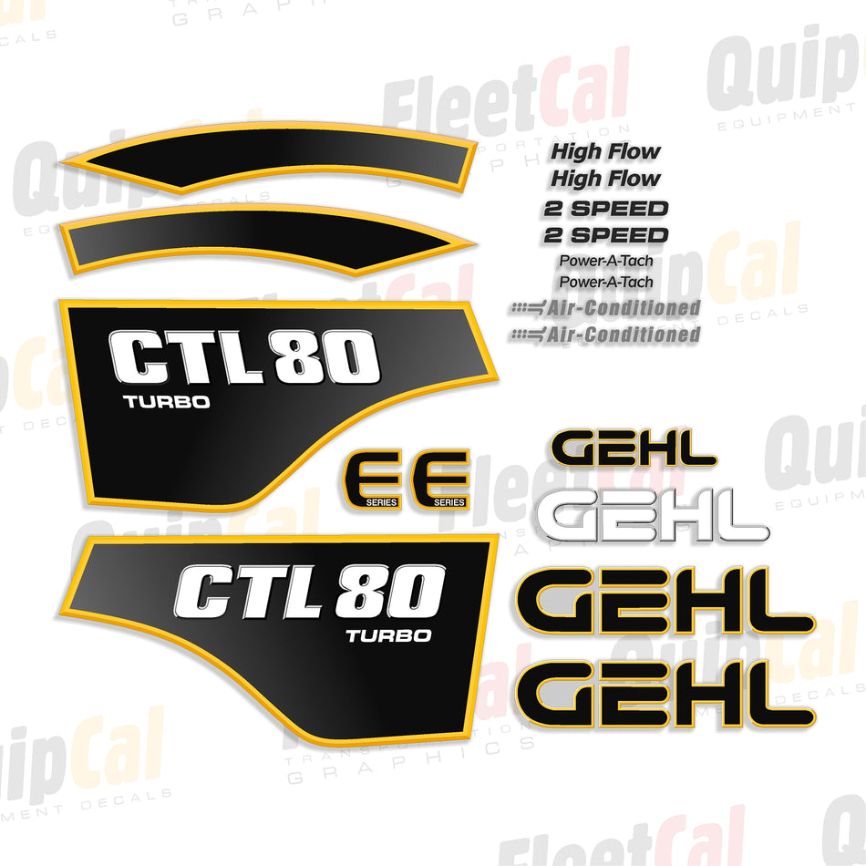 Gehl Compact Track Loader Decals
