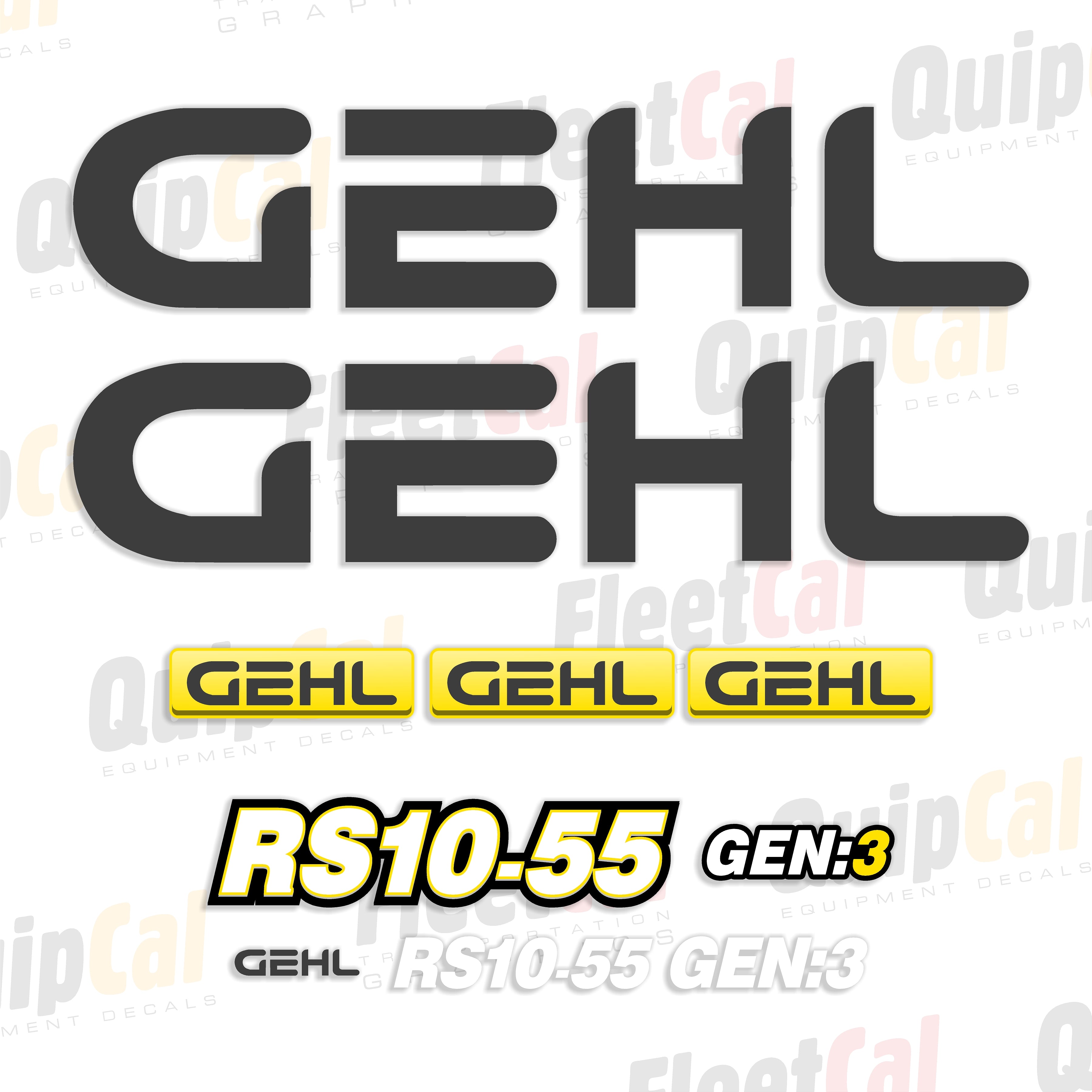 Gehl Telehandler Decals