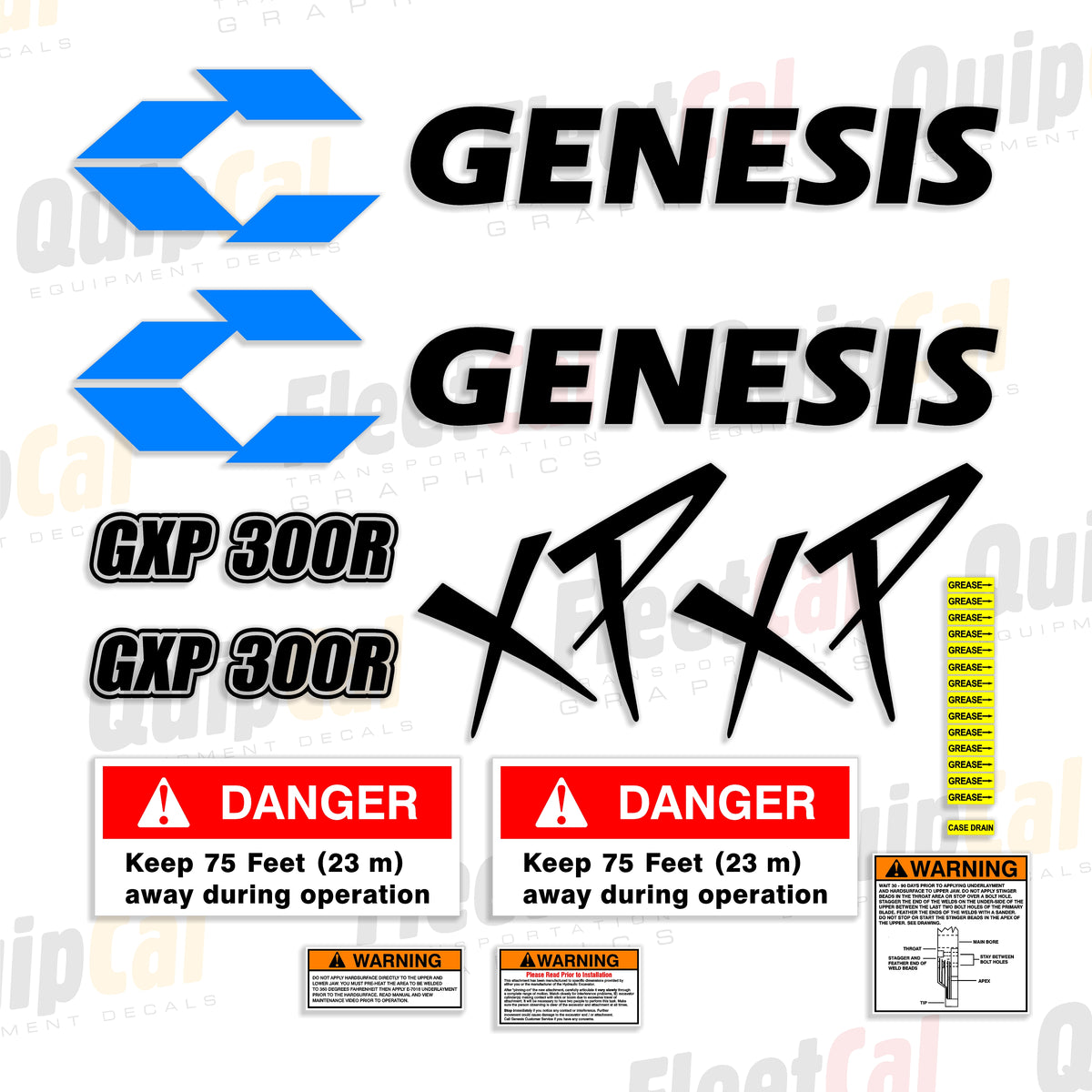 Genesis Shear Decals