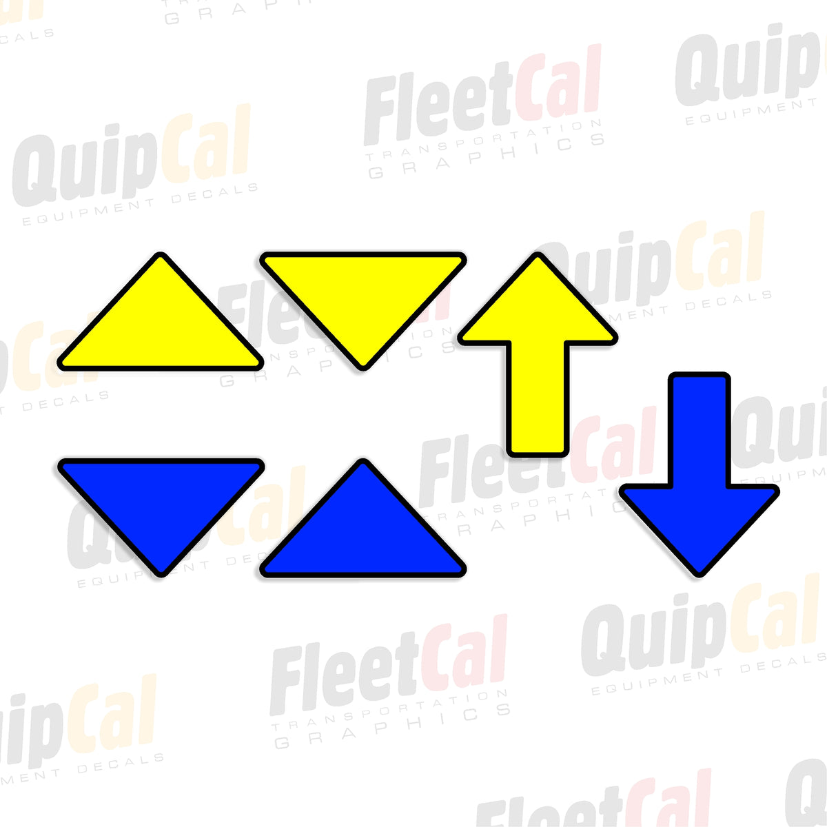 Genie Telescopic Manlift Chassis Arrow Direction Safety Decal Set (fit ...
