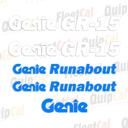 Genie Runabout Decals