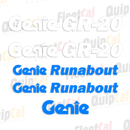 Genie Runabout Decals