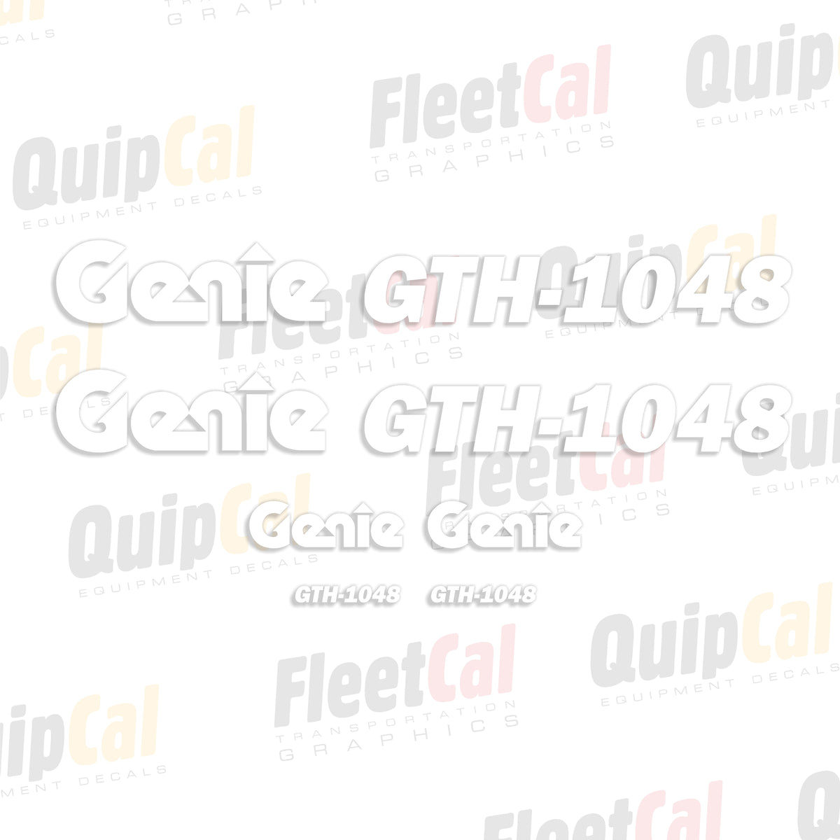 Genie Telehandler Decals
