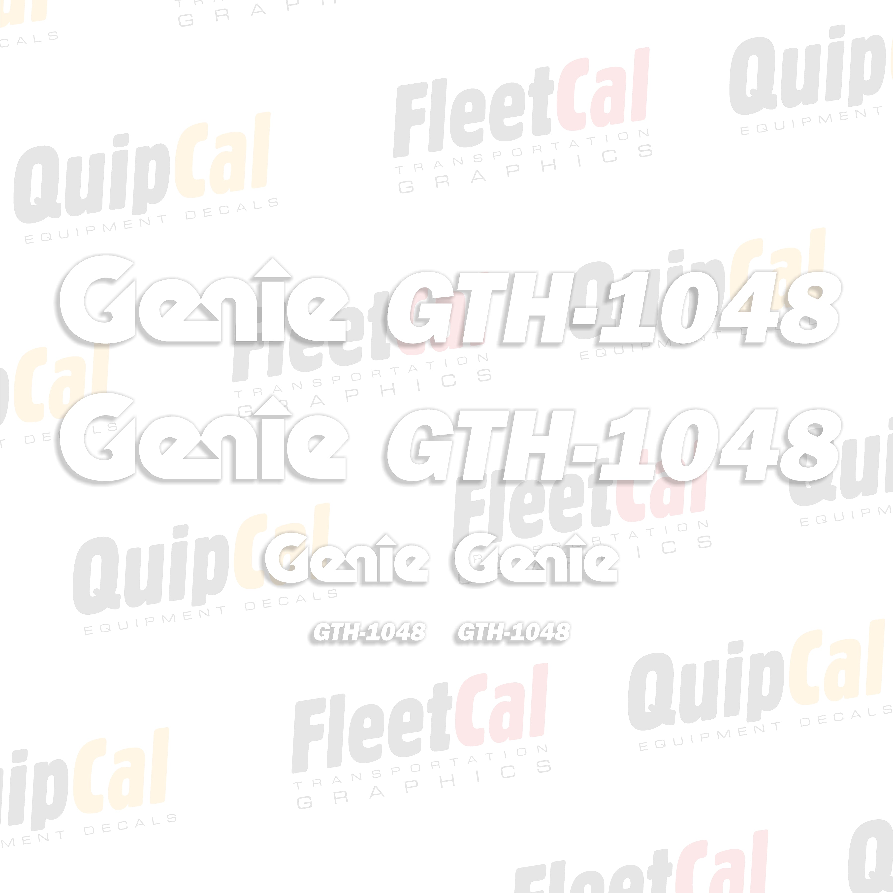 Genie Telehandler Decals