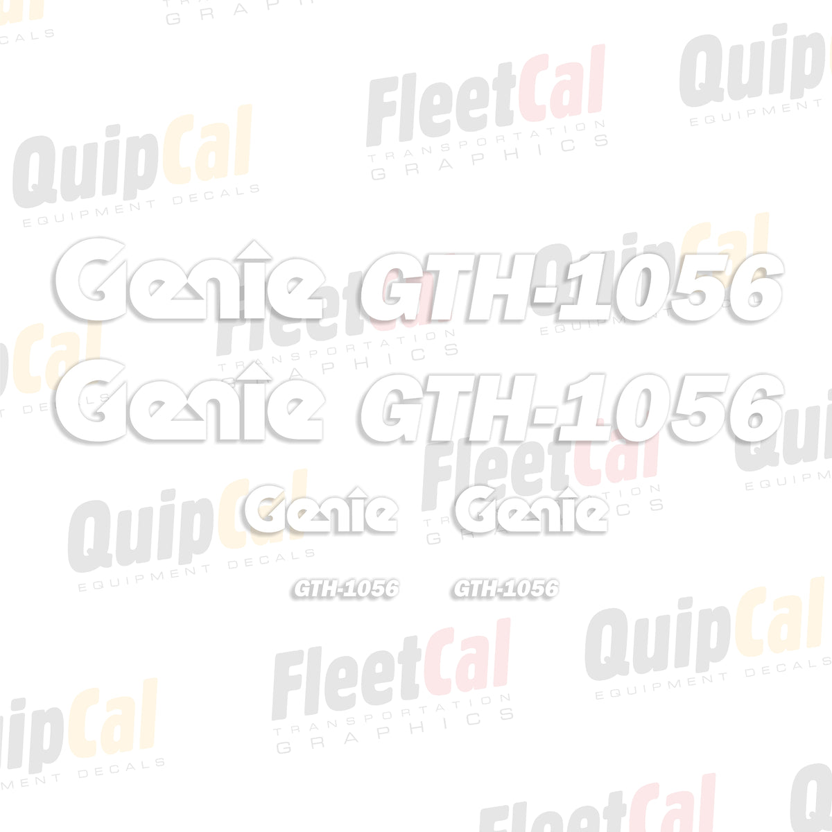 Genie Telehandler Decals