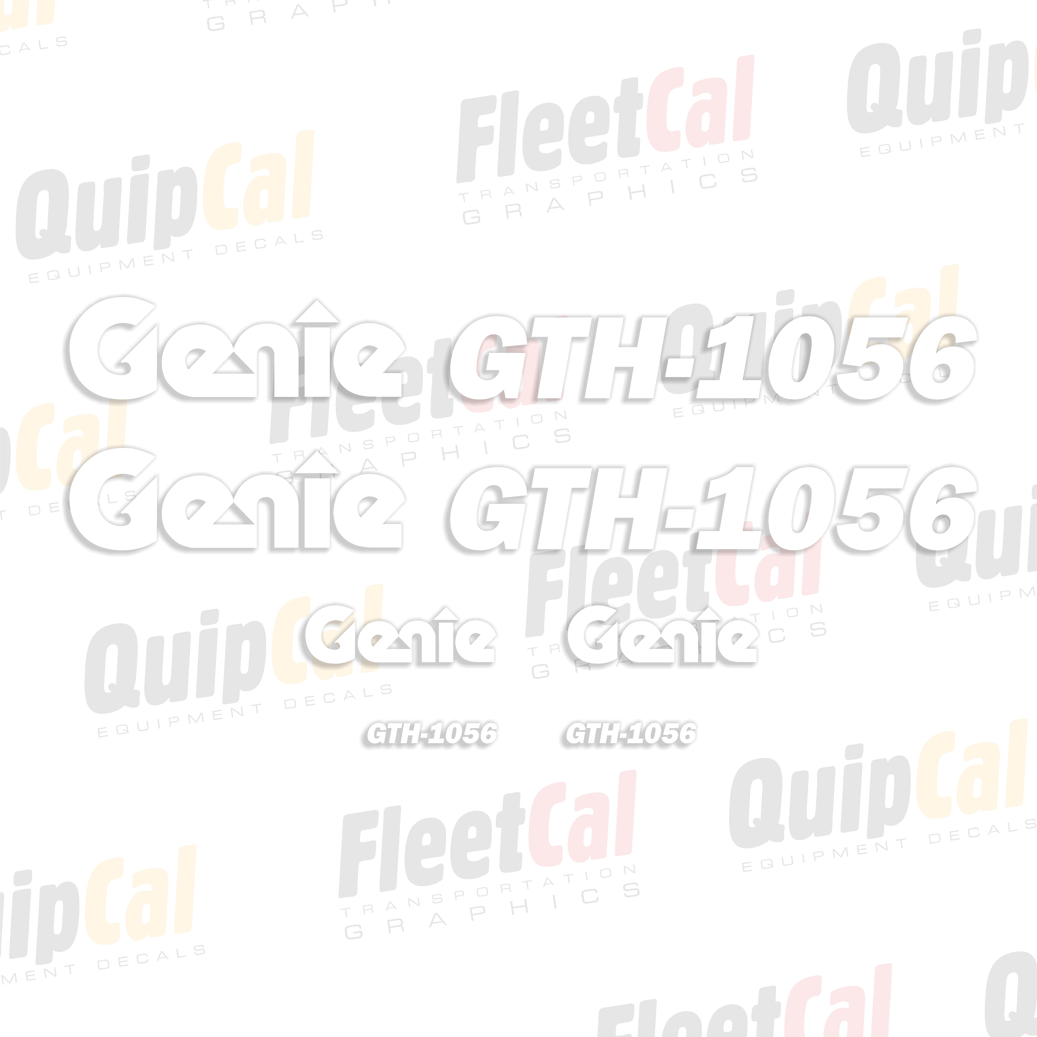 Genie Telehandler Decals