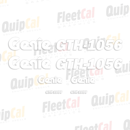 Genie Telehandler Decals