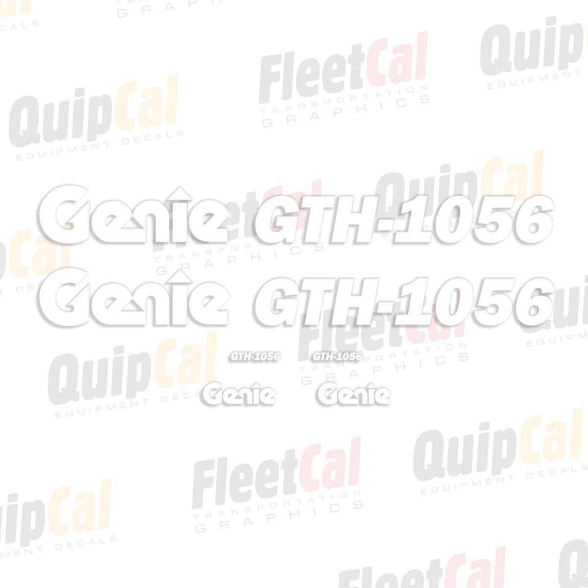 Genie Telehandler Decals