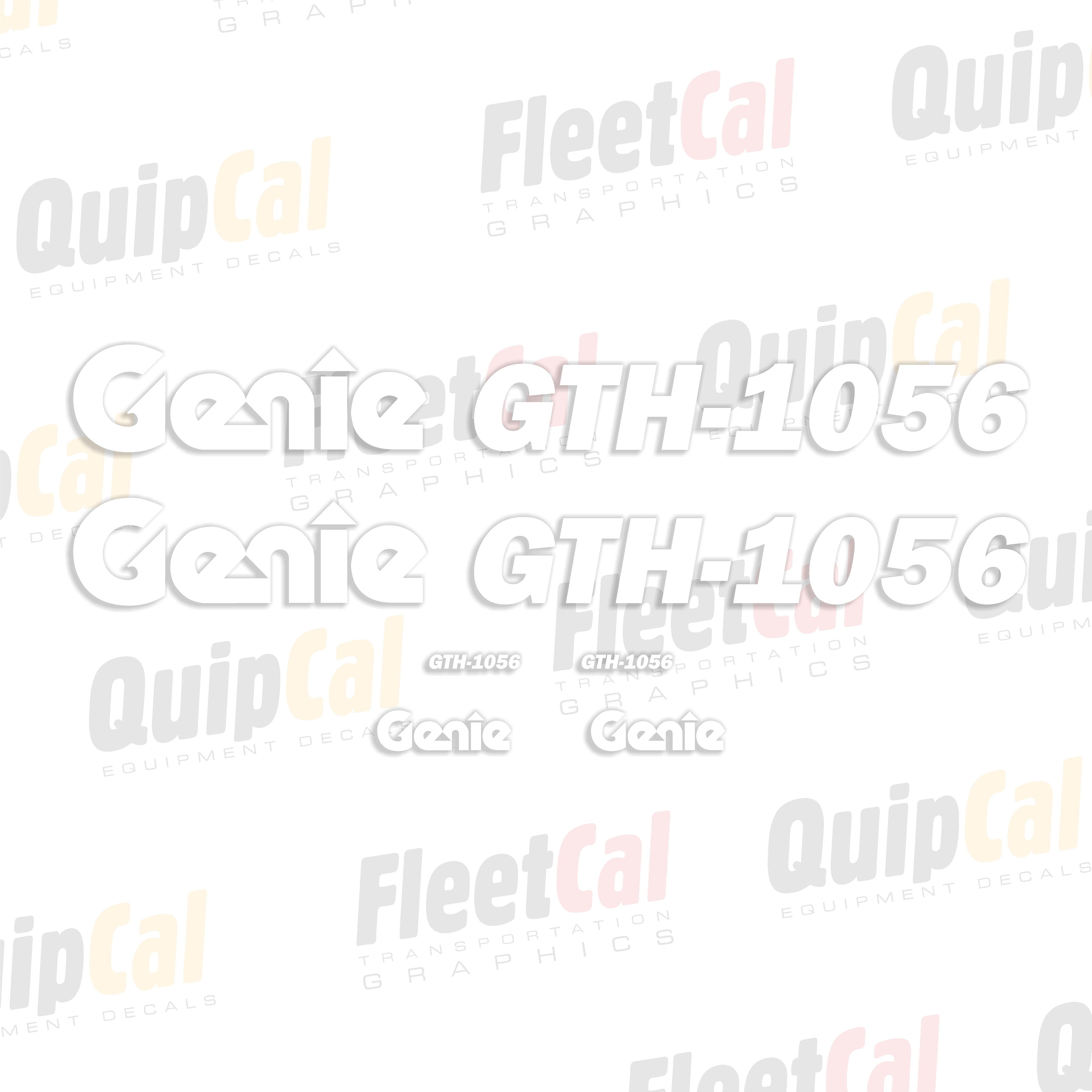 Genie Telehandler Decals