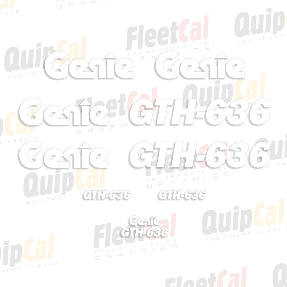 Genie Telehandler Decals